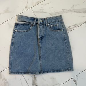 Skirt denim